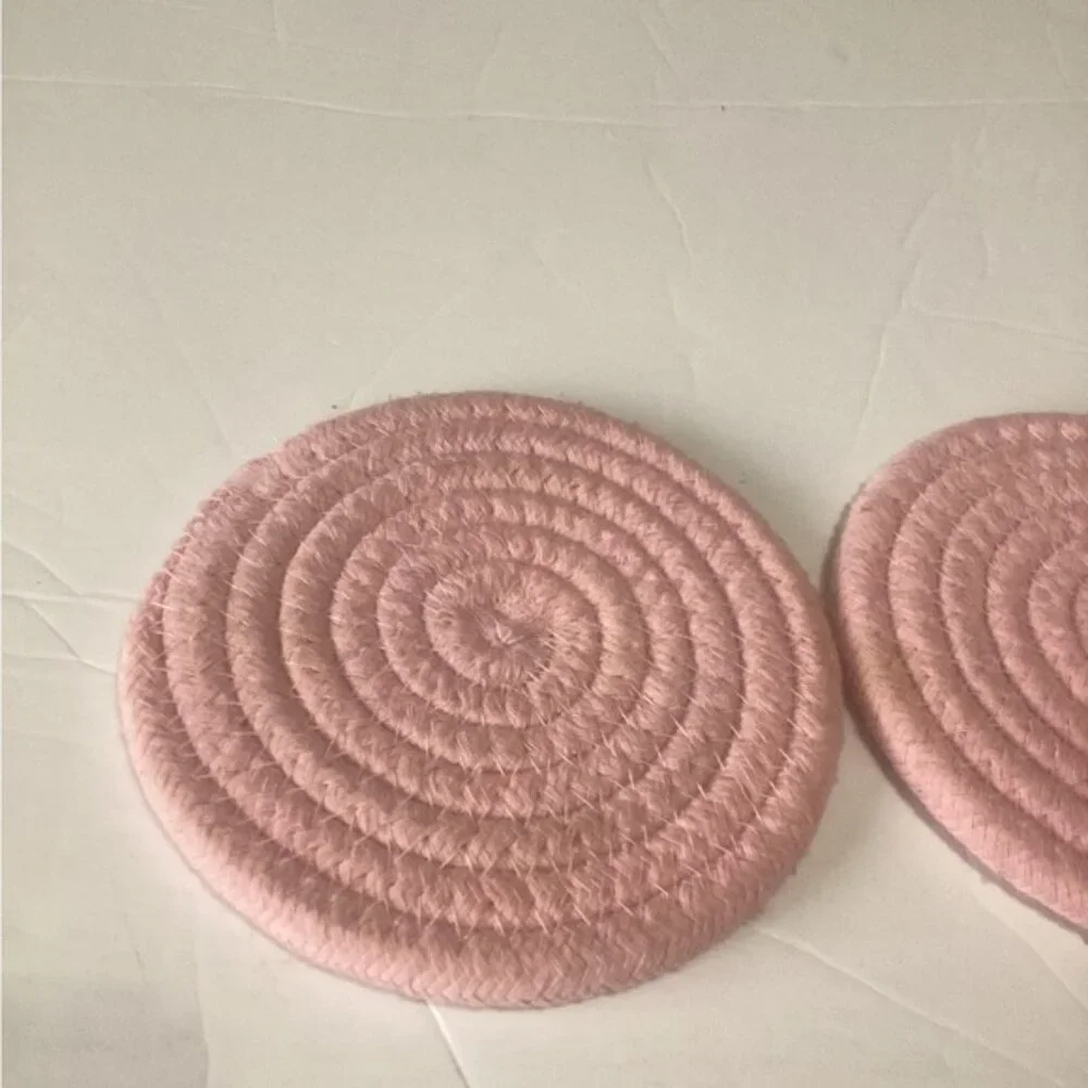 Pink Coasters Set of 2